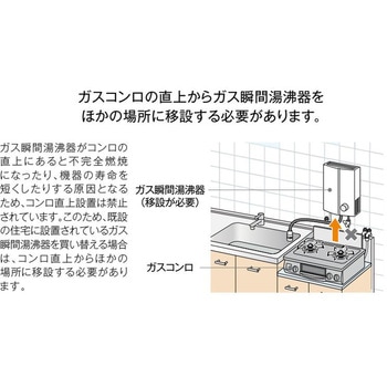 ガス小型湯沸かし器 先止式タイプ リンナイ