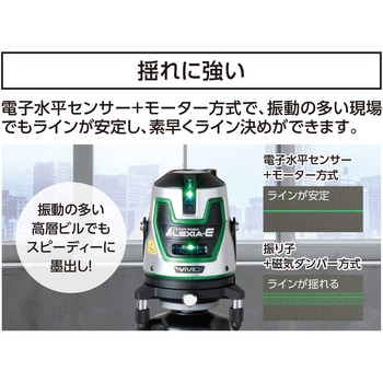 レーザーロボ LEXIA-E VIVID 51グリーン シンワ測定