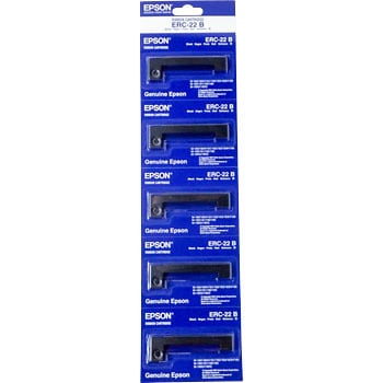 AX-ERC-22B-S AD-8127-9P25P用インクリボン A&D 1箱(5個) AX-ERC-22B-S