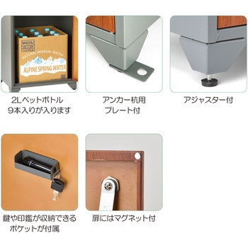 宅配BOX付ポスト GALVA セトクラフト