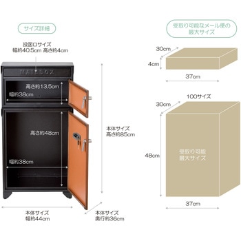 宅配BOX付ポスト GALVA セトクラフト