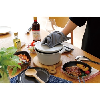 コパン 鍋敷きになるシリコン&コットンミトン シービージャパン