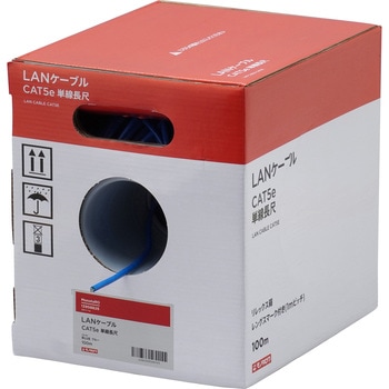 LANケーブル CAT5e 単線長尺 リレックス箱 モノタロウ