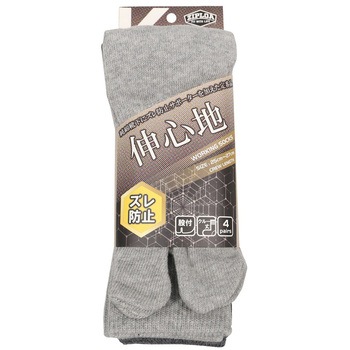 伸心地ソックス 指付き 4P ZIPLOA