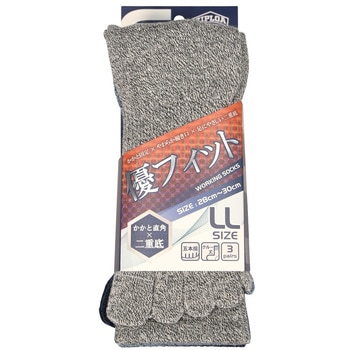 優フィットソックス 5本指 3P ZIPLOA
