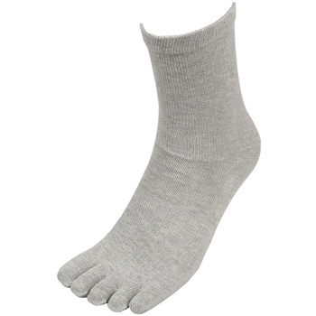 綿心地ソックス 5本指(左右兼用) 4P - ZIPLOA