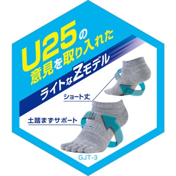 ニオイクリア ショート5本指 2P ログアントス(コーコス信岡)