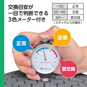 タイヤ硬度計 Meltec(大自工業)