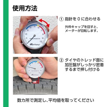 タイヤ硬度計 Meltec(大自工業)