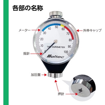 タイヤ硬度計 Meltec(大自工業)