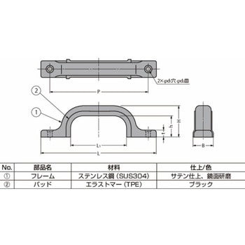 ステラアップハンドル US型 US-120S - LAMP(スガツネ工業)