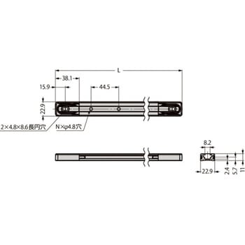 RAM マウンティングシステム (レール台座) RAP-354U-TRA1 LAMP(スガツネ)