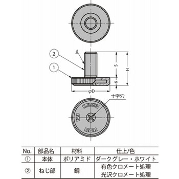 薄型アジャスター TG型 TG-30 - LAMP(スガツネ工業)