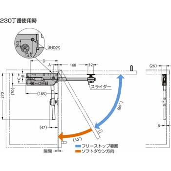 ラプコンステー SLS-ELAN型 SLS-ELAN-MRS LAMP(スガツネ工業)