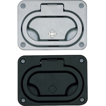 薄型掘込ハンドル 213-90型・213-91型 213-9001-00-00080 - LAMP(スガツネ工業)