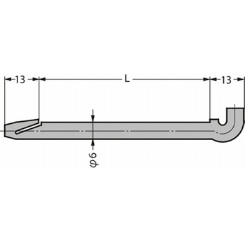 抜き差しヒンジ ヒンジピン 203-0702型 203-0702-3-3 LAMP(スガツネ工業)