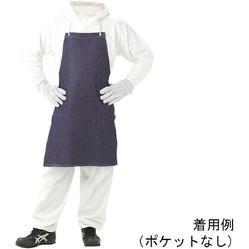 デニム製エプロン デニム胸付前掛け ロープ NJ-100シリーズ - 日光物産(NIKKO)