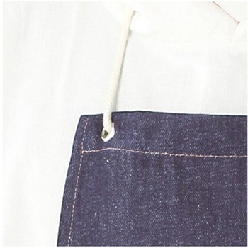 デニム製エプロン デニム胸付前掛け ロープ NJ-100シリーズ - 日光物産(NIKKO)