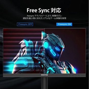 21.48型 IPSパネルFull HD対応フレームレスワイド液晶モニター Gigastone