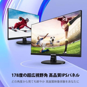 21.48型 IPSパネルFull HD対応フレームレスワイド液晶モニター Gigastone