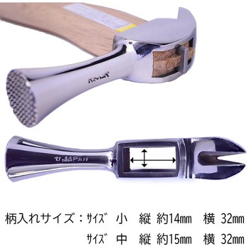 マルキン印 仮枠ハンマー 銀 止付 マルキン印
