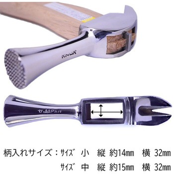 マルキン印 仮枠ハンマー 銀 止付 マルキン印