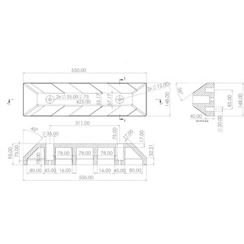 ゴム製カーストッパー(車止め) - モノタロウ