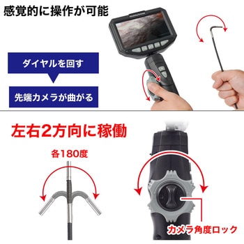 先端2方向可動3.9mm径工業内視鏡 サンコー
