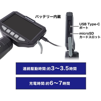 先端2方向可動3.9mm径工業内視鏡 サンコー