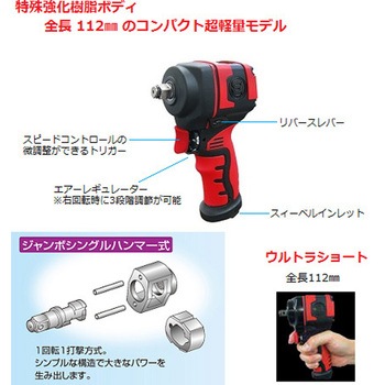 インパクトレンチ 12.7mm SHINANO(信濃機販)