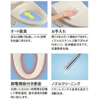 水洗タイプ 洋式 温水洗浄便座付 旭ハウス工業