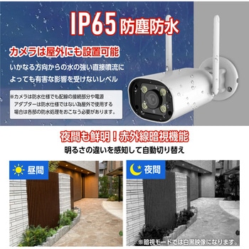 防犯カメラ 10インチモニター付き 500万画素カメラ4台セット life-158 ベストアンサー