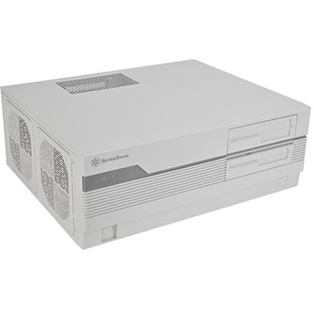 SilverStone FLP01 レトロな仕上げの HTPCケース SST-FLP01W SILVER STONE(シルバーストーン)