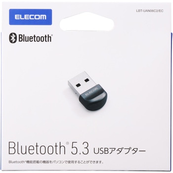 Bluetooth Ver5.3 USBアダプタ コンパクト 省電力 【ブルートゥース対応機器接続可能】 エレコム