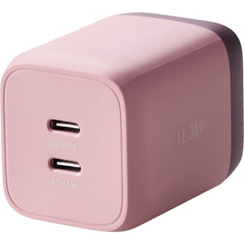 USB Type-C 充電器 コンセント PD 65W PPS 高速充電 TypeC×2 折りたたみプラグ 小型 軽量 GaN採用 ILMF エレコム