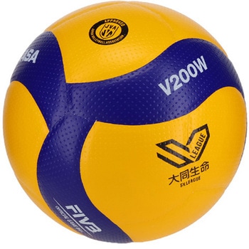 驚きの激安価格 V200W-SV バレーボール国際公認球 検定球5号 MIKASA (ミカサ 設備・備品