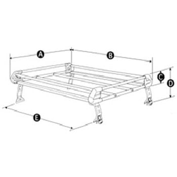 タフレック 4本脚業務用ルーフキャリア タフレック