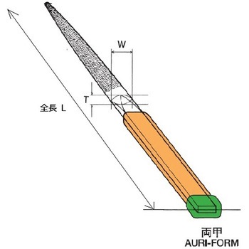 組ヤスリ 両甲 - ツボサン