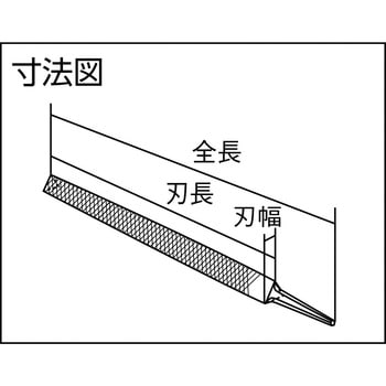 鉄工ヤスリ  三角 ツボサン