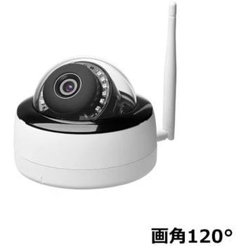 ネット接続不要 広角レンズ搭載 SDカード録画対応 ダイレクトアクセス ドーム型 防犯カメラ 安達商事