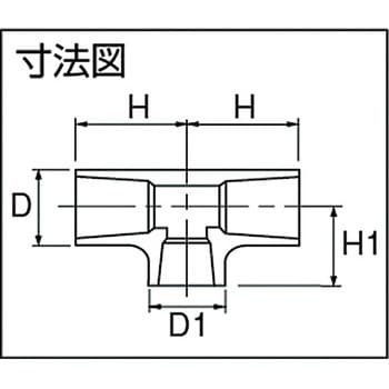 給水用塩ビHI-TS継手(耐衝撃タイプ) チーズ エスロン