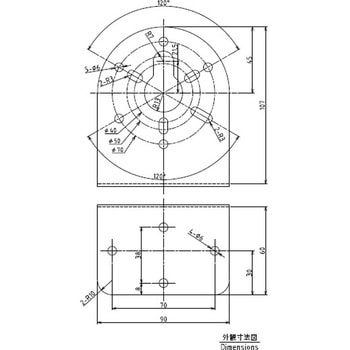 表示回転灯用取付台座 パトライト(旧春日電機)