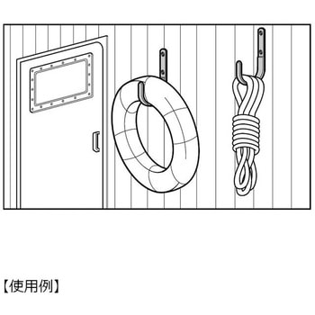 ステンレス鋼製ジャンボフック LAMP(スガツネ工業)
