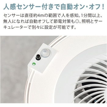 JIM センサ-付LEDサ-キュレ-タ- - キングジム