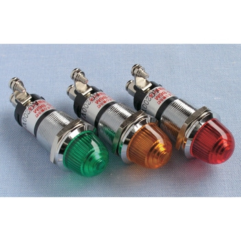 ランプ交換型超高輝度LED表示灯Φ16 丸 形 坂詰製作所