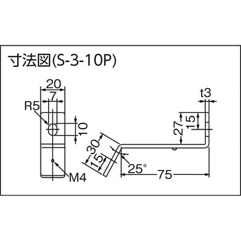 端子台取付金具ミニカナグ カメダデンキ
