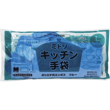 ポリエチレンディスポ手袋(100枚入) ミドリ安全