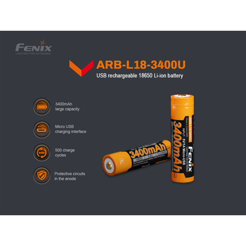 リチウムイオン専用充電電池 ARB-L18-3400U FENIX(フェニックス)