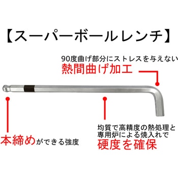 ボールポイント六角棒レンチ(ロング) セット フジ矢
