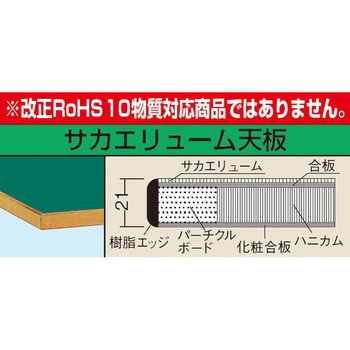 CSパールワゴン(中量タイプ/サイレントエラストマー車/引出し・天板付) サカエ